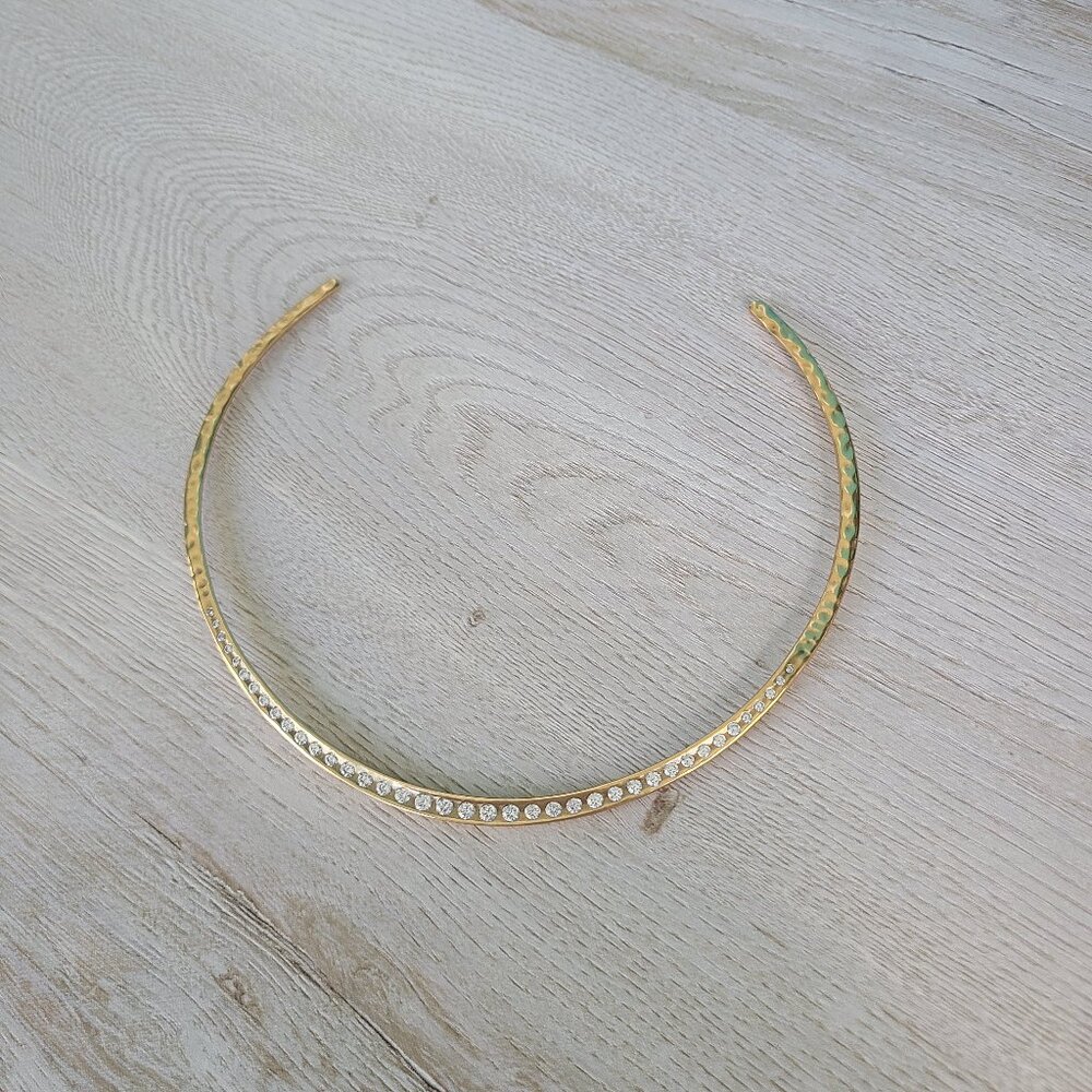 Kendra Scott Selena Collar Necklace in Vintage Gold